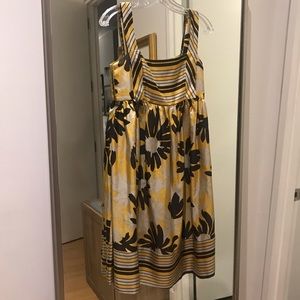 100% Silk floral dress